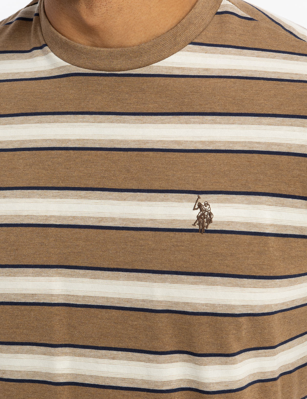 YARN DYE OMBRE STRIPE JERSEY T-SHIRT - Image 3