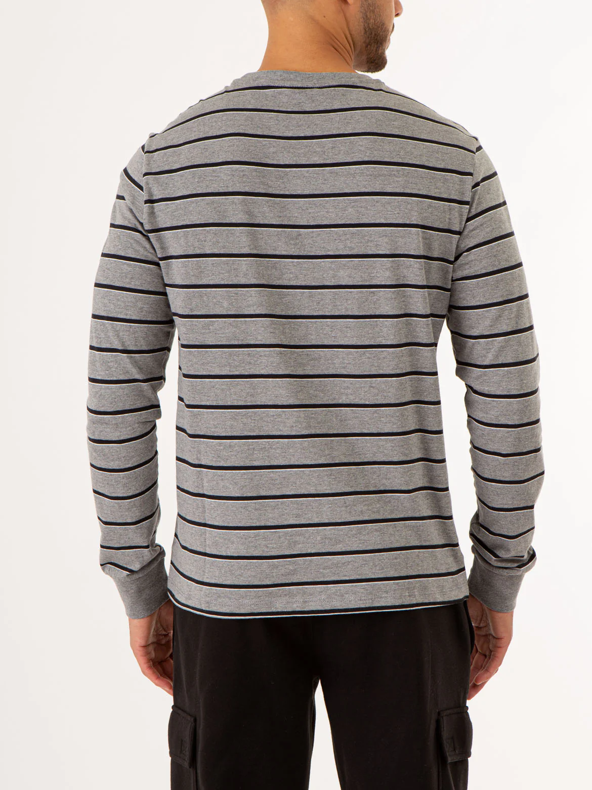 YARN DYE STRIPE JERSEY LONG SLEEVE T-SHIRT - Image 8