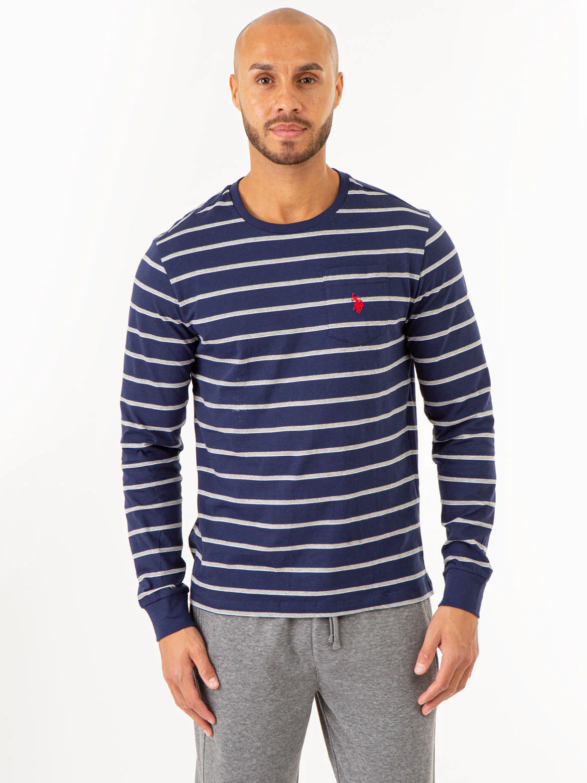 YARN DYE STRIPE JERSEY LONG SLEEVE T-SHIRT - Image 9