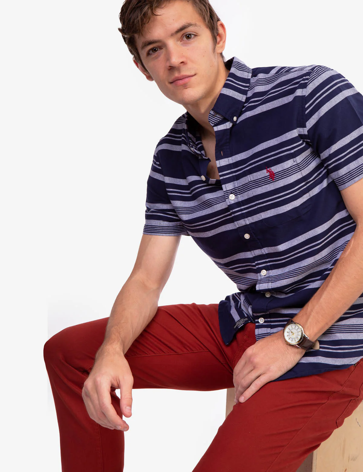 YARN DYE STRIPE OXFORD SHIRT - Image 7