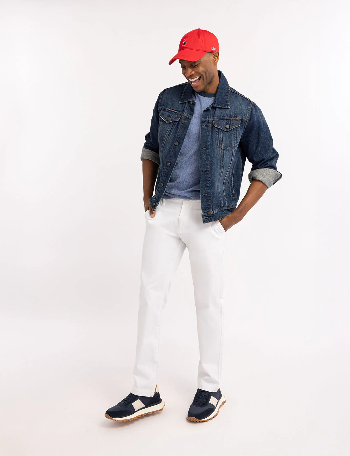 YARN DYE STRIPE PEACHED JERSEY T-SHIRT - Image 5