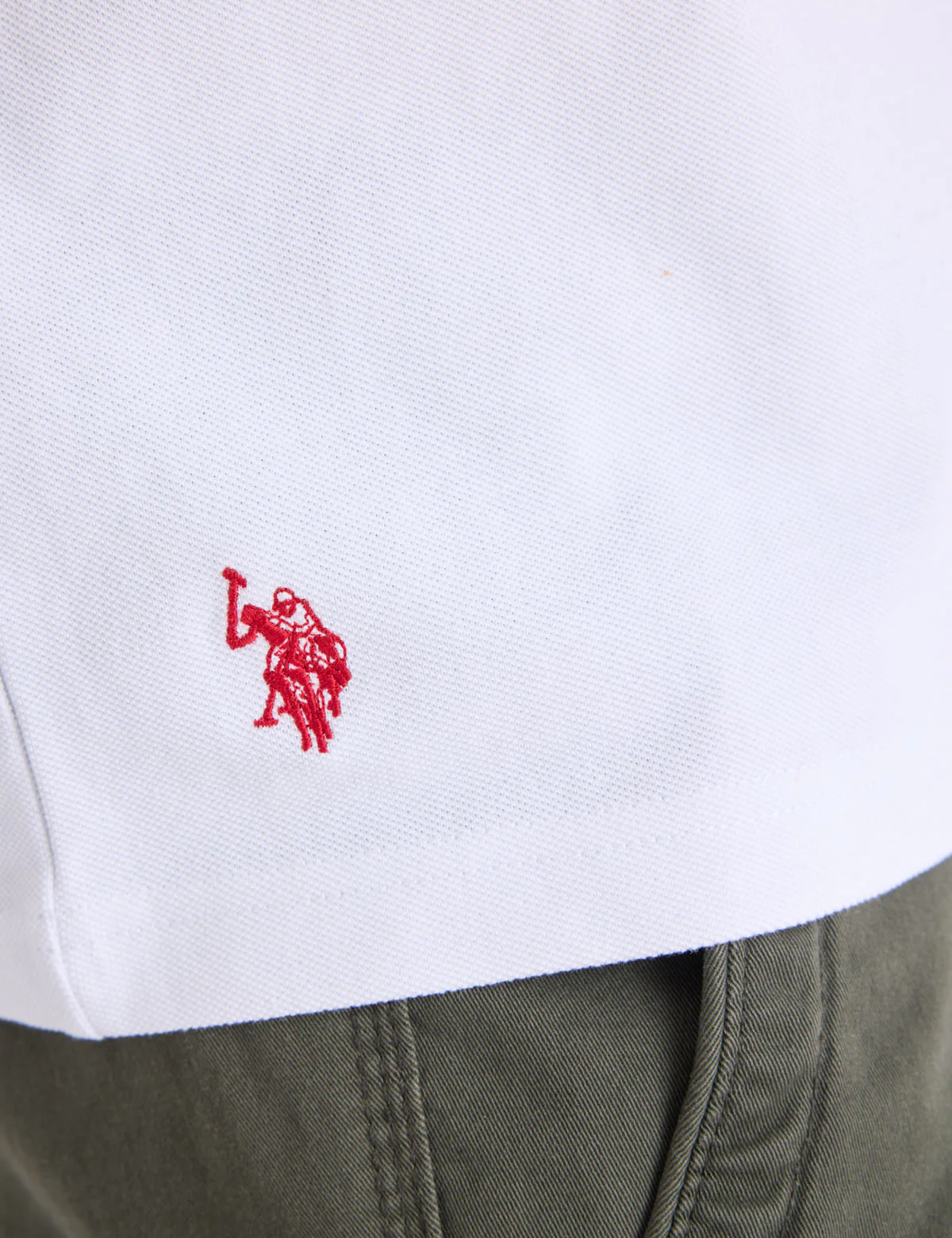 ZIPPER PLACKET SASH MALLET PIQUE POLO SHIRT - Image 3